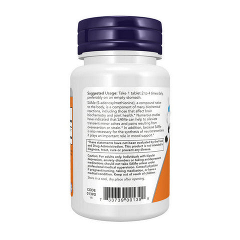 Now Foods, Sam-E, 400 mg, 30 Tabs Now Foods