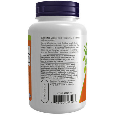 Now Foods, Senna Leaves, 470 mg, 100 Caps Now Foods
