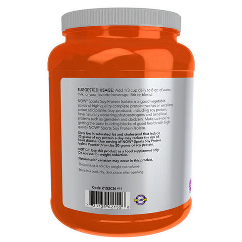 Now Foods, Soy Protein Isolate, Unflavored, 2 lbs Now Foods