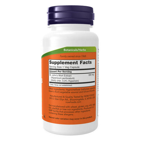 Now Foods, St. John's Wort, 300 mg, 100 Caps Now Foods