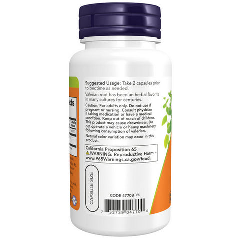 Now Foods, Valerian Root, 500 mg, 100 Caps