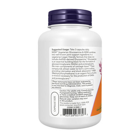 Now Foods, Glucosamine & MSM, 120 Veg Caps