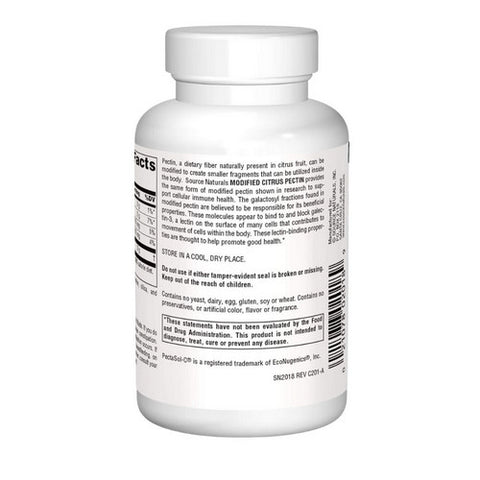 Source Naturals, Modified Citrus Pectin, 750 mg, 60 Caps