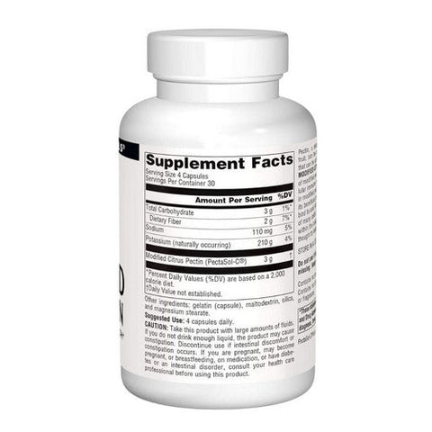 Source Naturals, Modified Citrus Pectin, 750 mg, 120 caps Source Naturals