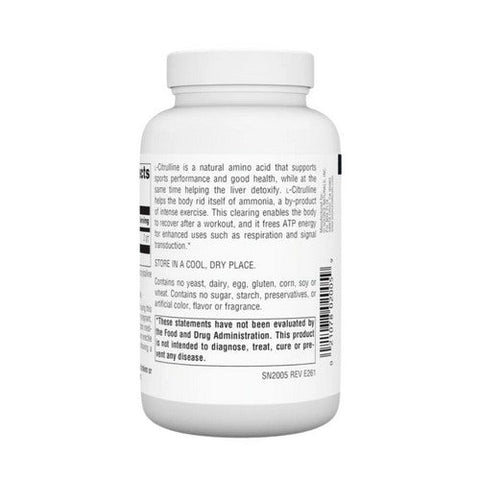 Source Naturals, L-Citrulline, 500 mg, 120 Caps Source Naturals