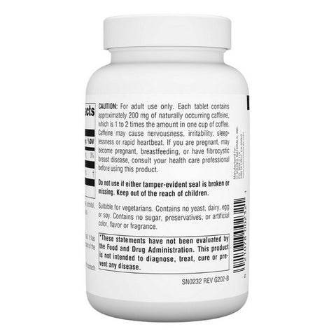 Source Naturals, Guarana Energizer, 900 MG, 100 Tabs