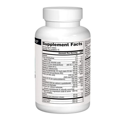 Source Naturals, Hi-Stress B&c, w/ herbs 60 Tabs