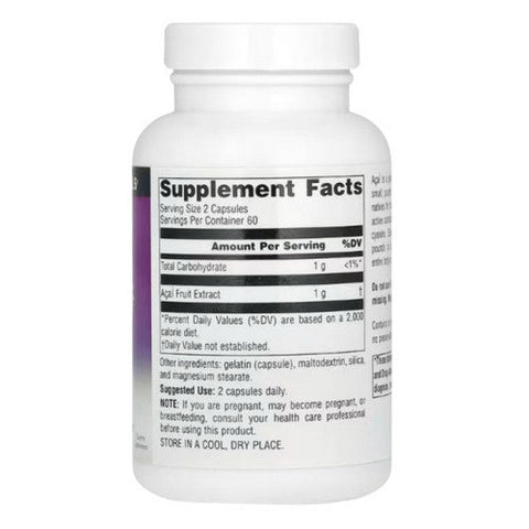 Source Naturals, Acai Extract, 120 Caps Source Naturals
