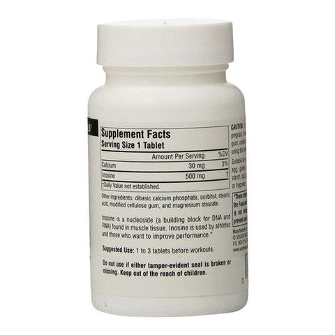 Source Naturals, Inosine, 500 MG, 60 Tabs Source Naturals