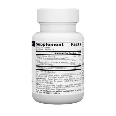 Source Naturals, L-Tryptophan, 500 mg, 30 Tabs Source Naturals