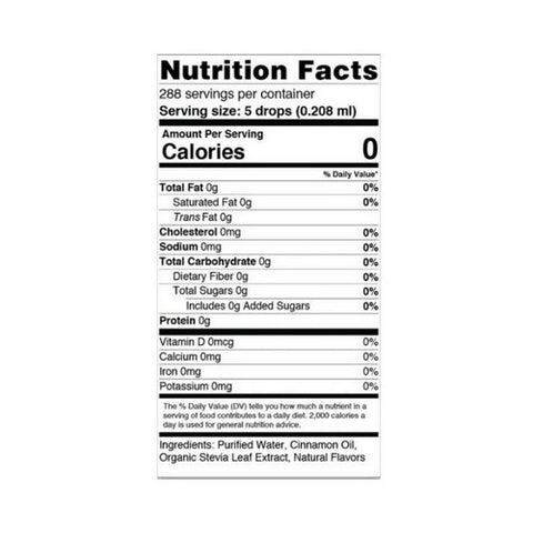 Sweetleaf Stevia, SweetLeaf Liquid Stevia, Cinnamon 2 Fl Oz