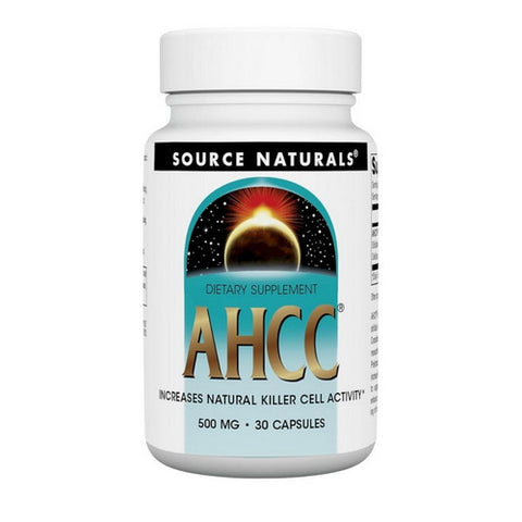 Source Naturals, AHCC with BioPerine, 500 mg, 30 Caps