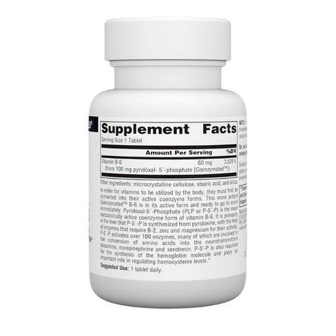 Source Naturals, Coenzymated B-6, 100 mg, 60 Tabs Source Naturals