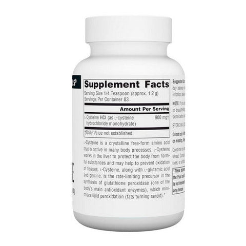 Source Naturals, L-Cysteine Powder, 3.53 oz (100 gms) Source Naturals