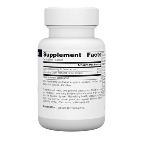 Source Naturals, Zeaxanthin With Lutein Capsules, 30 Caps