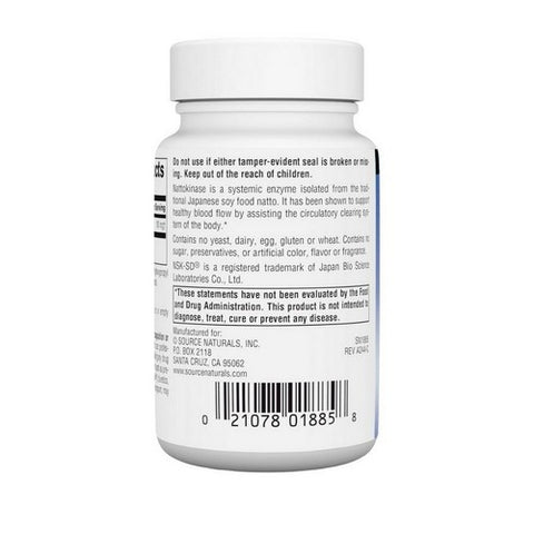Source Naturals, Nsk-Sd Nattokinase, 100 mg, 60 Caps