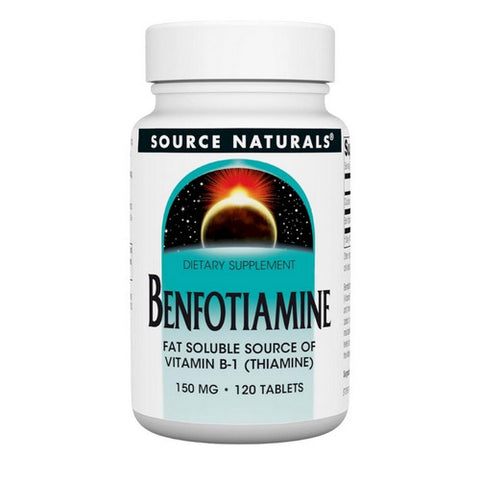 Source Naturals, Benfotiamine, 150 mg, 120 Tabs