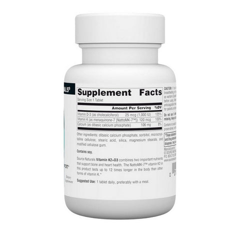 Source Naturals, Vitamin K2, 30 Tabs
