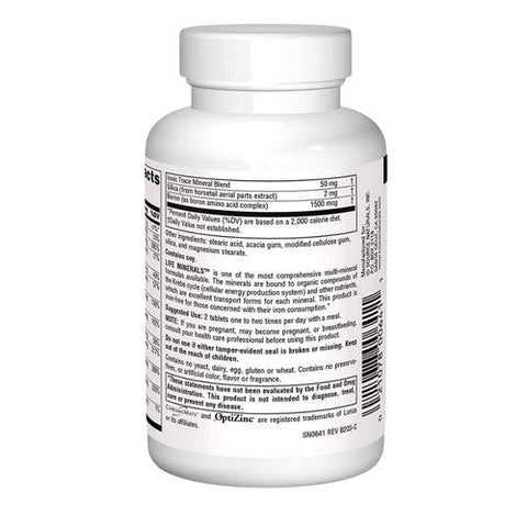 Source Naturals, Life Minerals No Iron, 60 Tabs Source Naturals