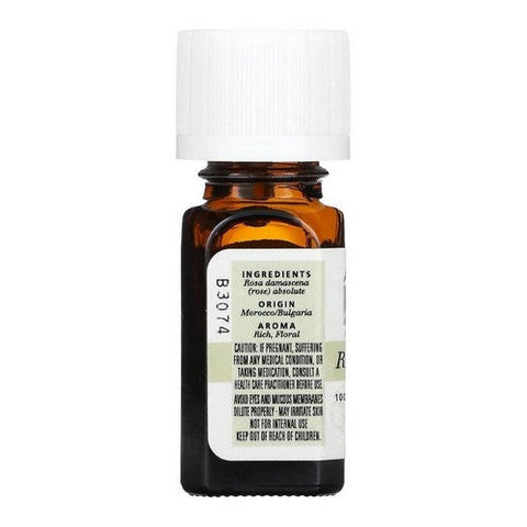 Aura Cacia, 100% Pure Essential Oil Rose Absolute, 0.125 Oz Aura Cacia