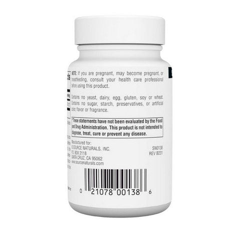 Source Naturals, L-Lysine, 500 MG, 50 Tabs Source Naturals
