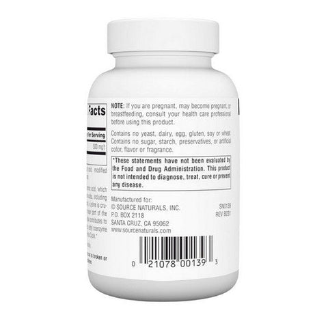 Source Naturals, L-Lysine, 500 MG, 100 Tabs Source Naturals