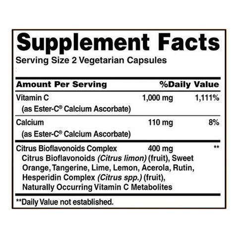 American Health, Ester-c With Citrus Bioflavonoids, 500 mg, 240 Vegicaps