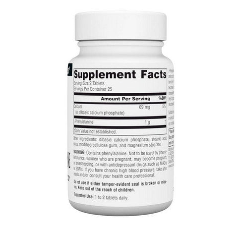 Source Naturals, L-Phenylalanine, 500 mg, 50 Tabs Source Naturals