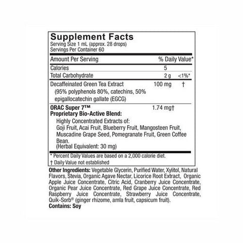 Nature's Answer, Liquid Green Tea Mixed Berry, 2 Oz Nature's Answer