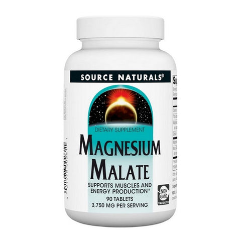 Source Naturals, Magnesium Malate, 90 Tabs
