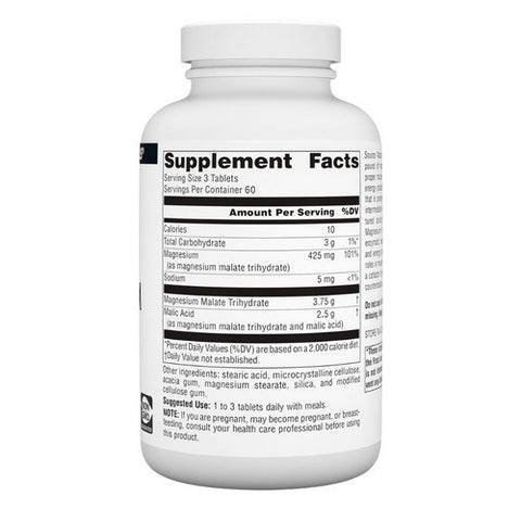 Source Naturals, Magnesium Malate, 1250 mg, 180 Tabs