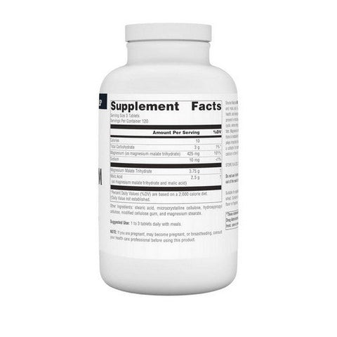 Source Naturals, Magnesium Malate, 625 Mg, 360 Tabs Source Naturals