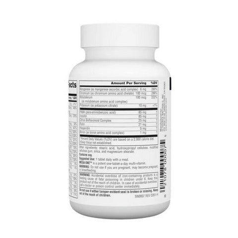 Source Naturals, Mega One (Formerly Mega-Vite 85), 30 Tabs Source Naturals