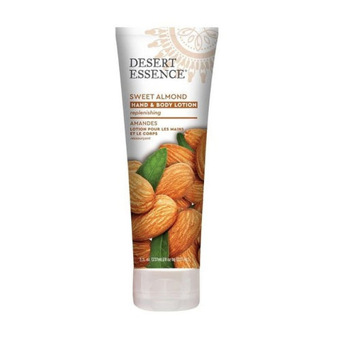 Desert Essence, Hand & Body Lotion, Sweet  Almond, 8 Oz