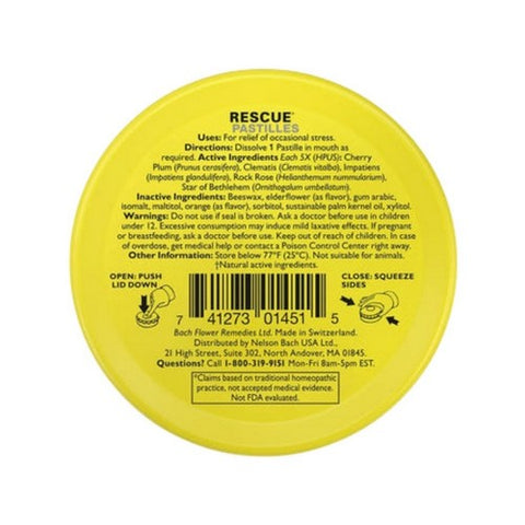 Bach, Pastilles Black Currant, 50 Grams Bach