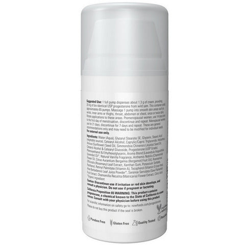 Now Foods, Natural Progesterone Balancing Skin Cream with Lavender, 3 Oz