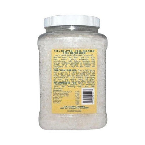 Sea Minerals, Mineral Bath Salt From The Dead Sea, 3 Lb Sea Minerals