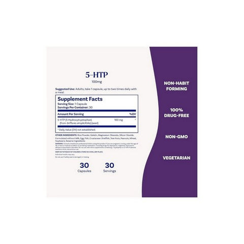 Natrol, 5-HTP, 100 MG, 30 Cap