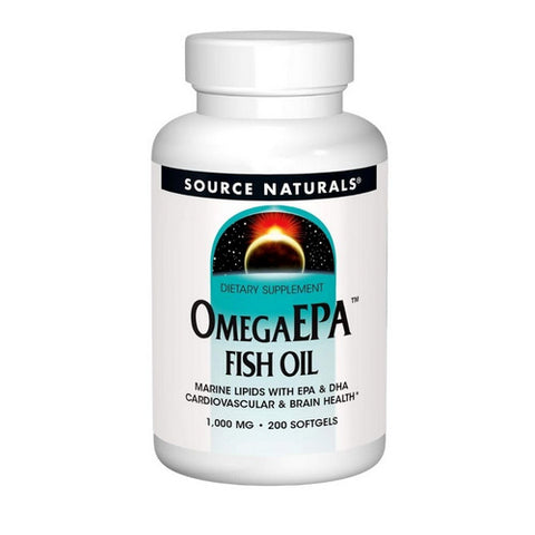 Source Naturals, Omega Epa Fish Oil, 1000 MG, 200 Softgel