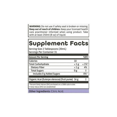 Dynamic Health Laboratories, Acai Gold 100% Pure Organic Juice, 32 Oz