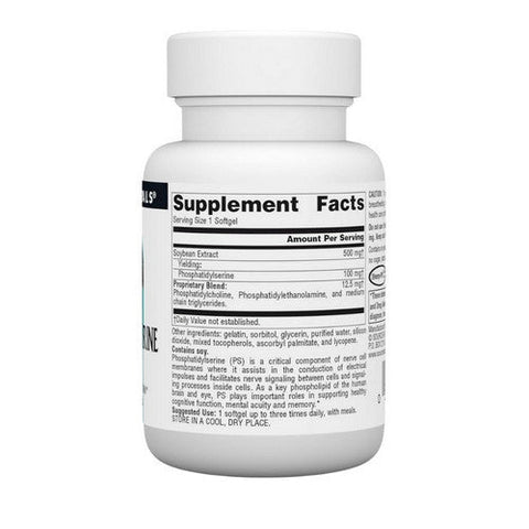 Source Naturals, Phosphatidyl Serine Complex, 500 mg, 30 Softgels Source Naturals