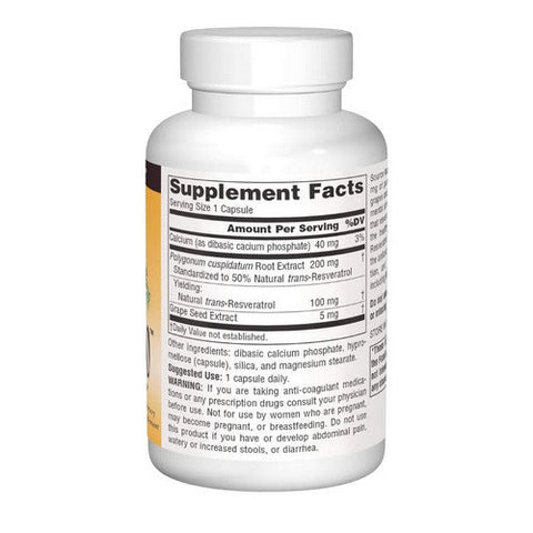Source Naturals, Resveratrol, 100 mg, 120 caps Source Naturals