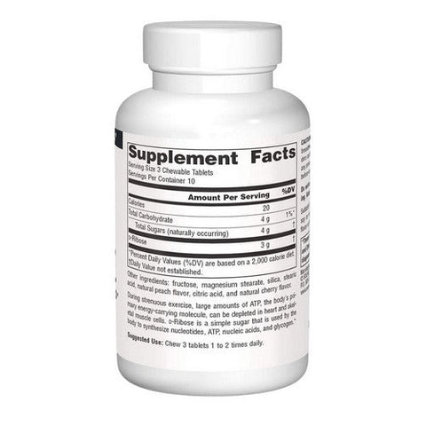 Source Naturals, D-Ribose, 1000 mg, 30 Tabs Source Naturals