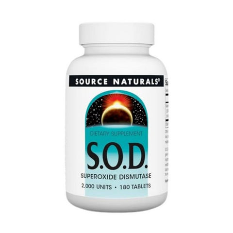 Source Naturals, Sod 2000 Units, 180 Tabs