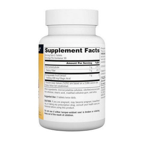 Source Naturals, Pomegranate Extract, 500 Mg, 60 Tabs Source Naturals