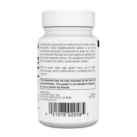 Source Naturals, EGCG from Green Tea, 350 mg, 60 tabs