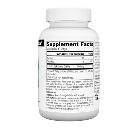 Source Naturals, Ubiquinol Co QH, 100mg, 60 softgels