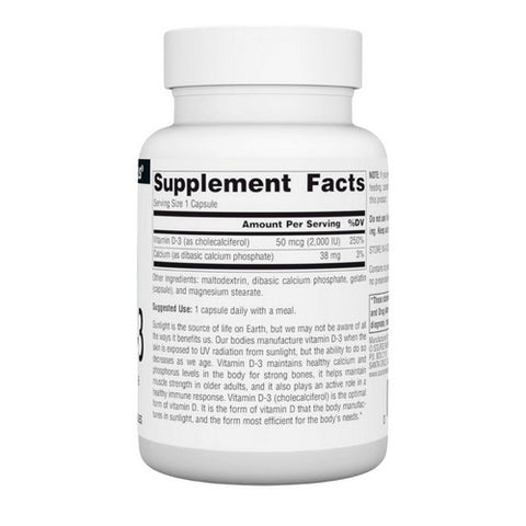 Source Naturals, Vitamin D 2000 IU, 100 caps
