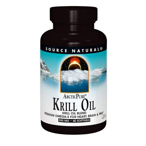 Source Naturals, Arctic Pure Krill Oil, 500 MG, 60 Sftgls