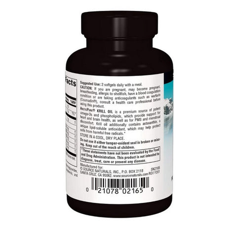 Source Naturals, Arctic Pure Krill Oil, 500 MG, 60 Sftgls